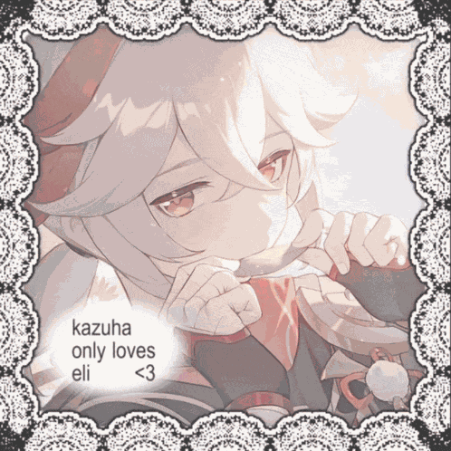 Kaedehara Kazuha Elizuha GIF