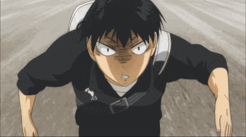 Kageyama Tobio Running GIF