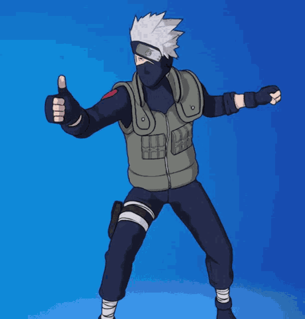 Kakashi Fortnite GIF
