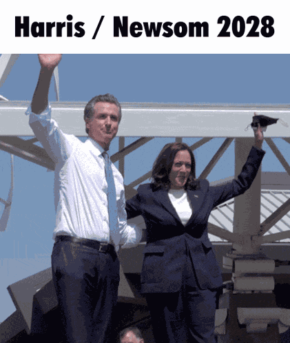 Kamala Harris Gavin Newsom GIF