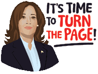 Kamala Harris Vote Blue Sticker