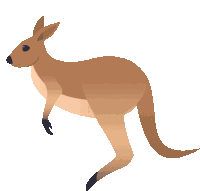 Kangaroo Nature Sticker