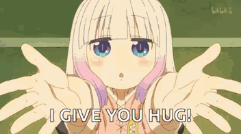 Kanna Kamui Give A Hug GIF