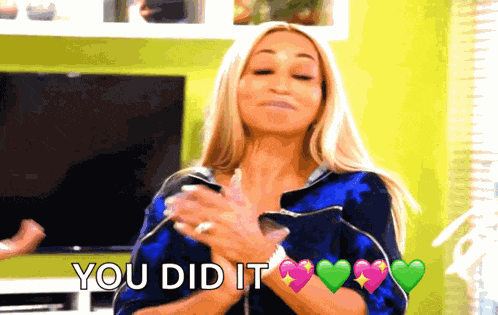 Karen Huger Clapping GIF