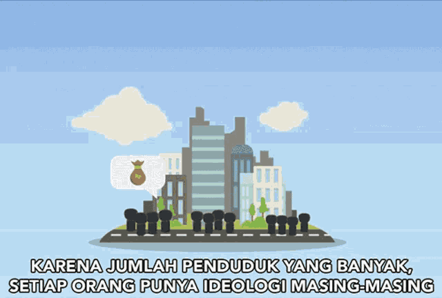 Karena Jumlah Penduduk Yang Banyak Setiap Orang Punya Ideologi Masing Masing GIF