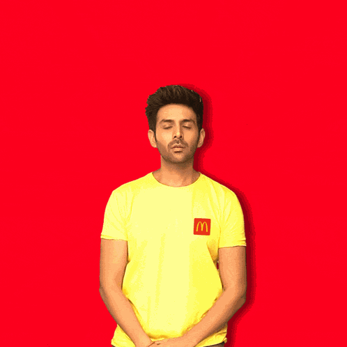 Kartik Aaryan Let’s Eat GIF