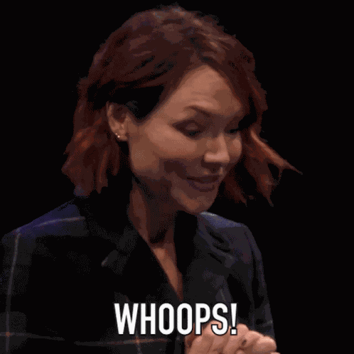Katrina Lenk Whoops GIF