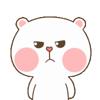 Kawai Bear Sticker