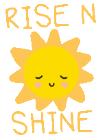 Kawanimals Rise And Shine Sticker