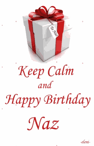 Keep Calm Happy Birthday GIF