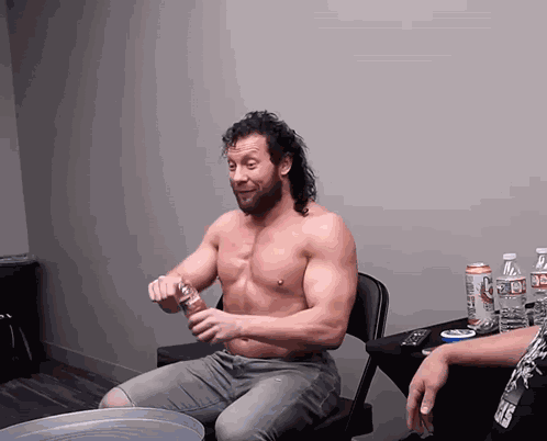 Kenny Omega Drink Water GIF