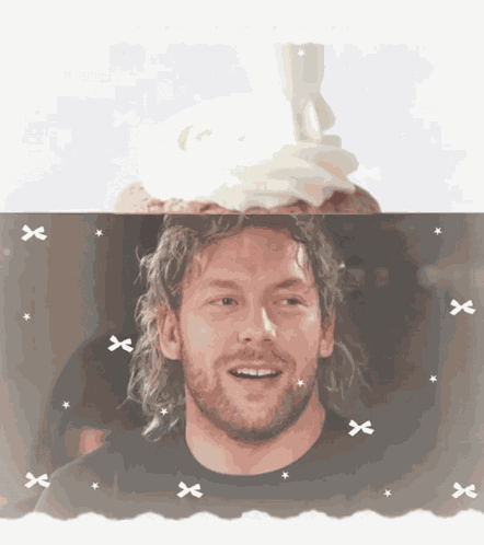 Kenny Omega Kenny Omega Cupcake Head GIF