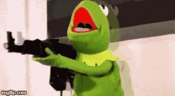 Kermit Gun GIF