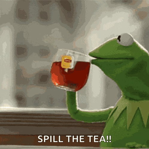 Kermit Sipping Tea GIF