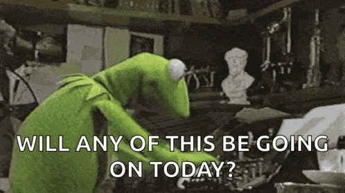 Kermit The Frog Typing GIF