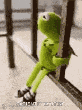 Kermit The Frog Waiting GIF