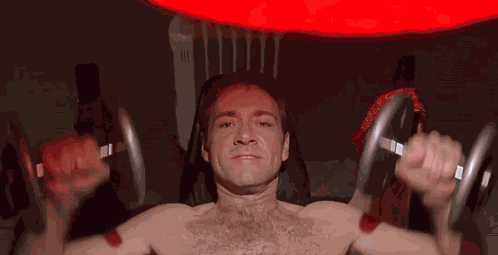 Kevin Spacey Lifting Weights GIF