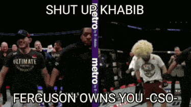 Khabib Nurmagomedov Tony Ferguson GIF