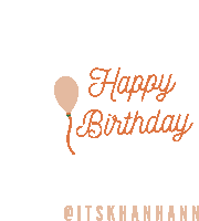 Khanhan Birthday Sticker