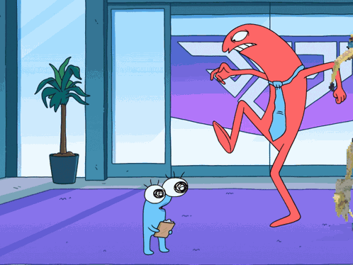 Kicking Him Alan GIF