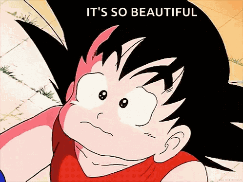 Kid Goku Crying GIF