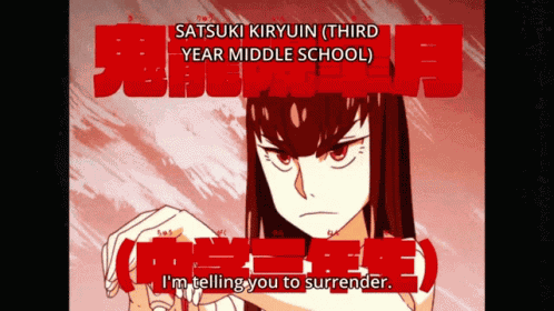 Kill La Kill Satsuki Kiryuin GIF