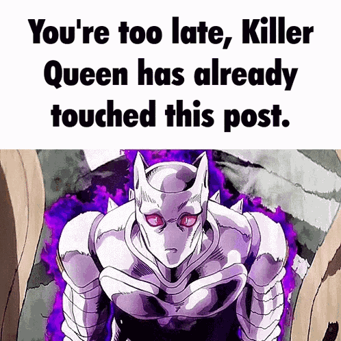 Killer Queen Jjba GIF