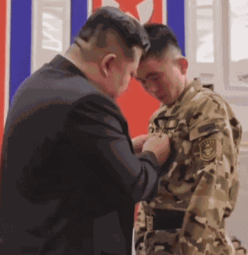 Kim Jong Un Hug GIF