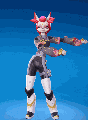 Kimiko Five Tails Fortnite Dance GIF