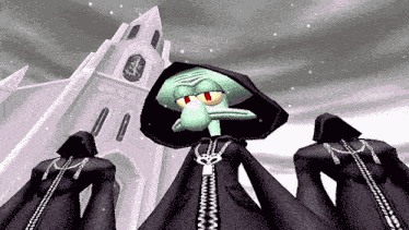 Kingdom Hearts Squidward GIF