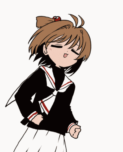 Kinomoto Sakura Qamke GIF