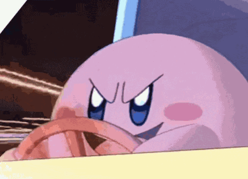 Kirby Driving GIF