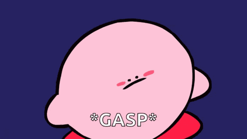 Kirby Gasp GIF
