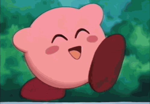Kirby Happy Kirby GIF