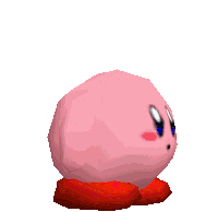 Kirby Hi Sticker