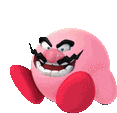 Kirby Smile Sticker