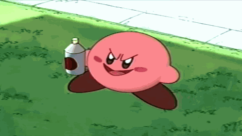 Kirbylaugh GIF