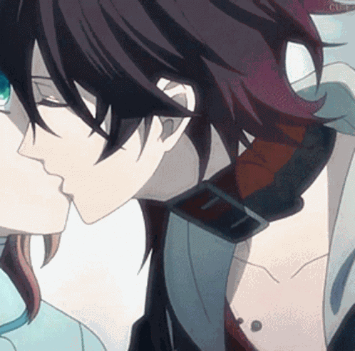 Kiss Anime GIF