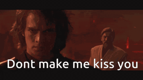 Kiss Star Wars GIF