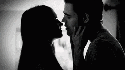 Kiss The Vapire Diaries GIF