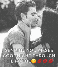 Kisses Through The Phone Kisses Goodnight GIF