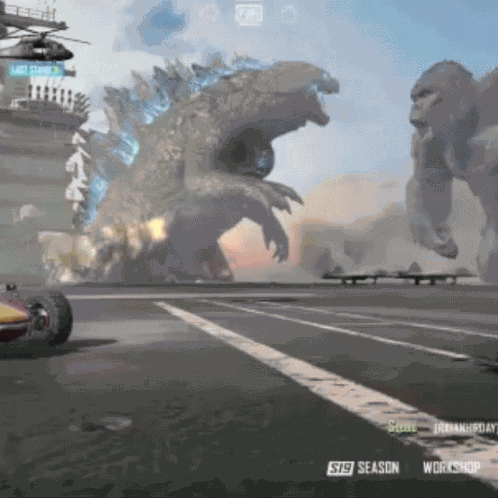 Kitty Godzilla Gif GIF