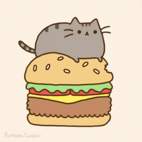 Kitty Hamburger GIF