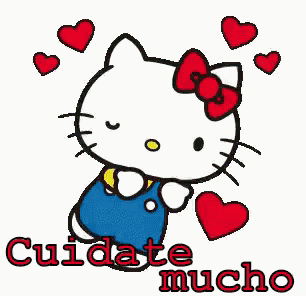 Kitty Manda Un Beso GIF