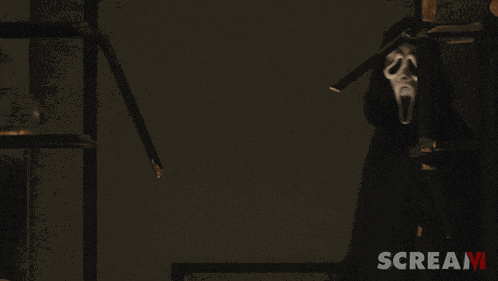 Knife Clean Ghostface GIF