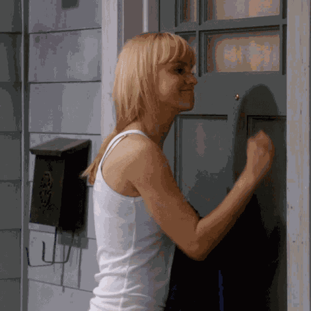 Knock Knock Christy GIF