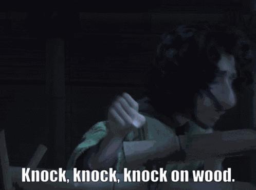 Knock On Wood Bruno GIF