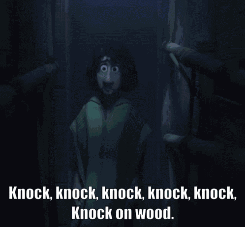 Knock On Wood Bruno GIF