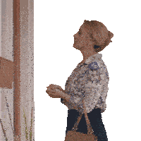 Knocking On The Door Mary Sticker