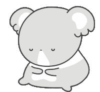 Koala Sleeping Sticker